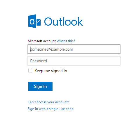 login hotmail